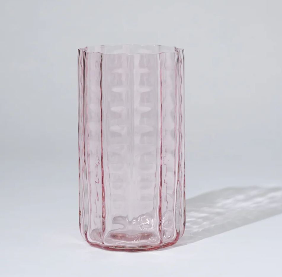 Marmoset Found Jelly Glass Vase - Pink