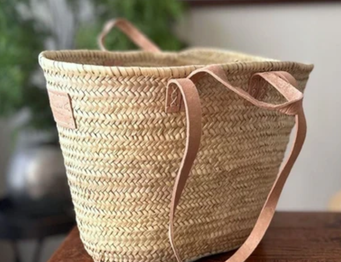 The Market Basket Co Double Marketeer Basket - Natural