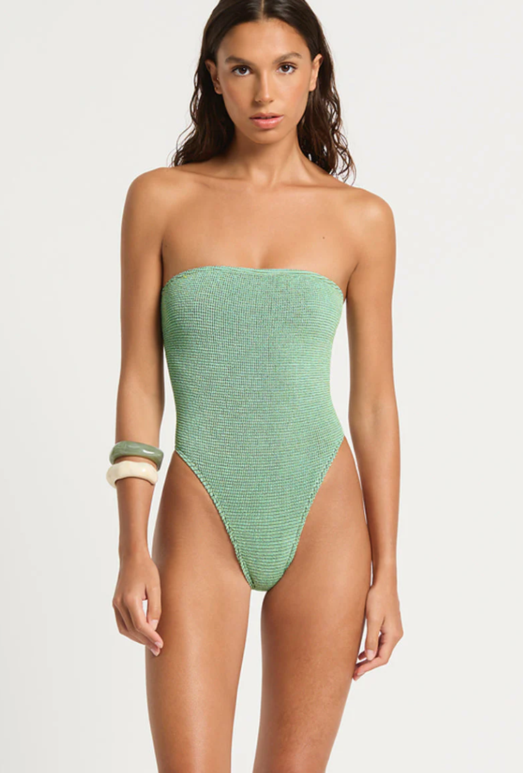 Bond-Eye Belted Lurex full piece