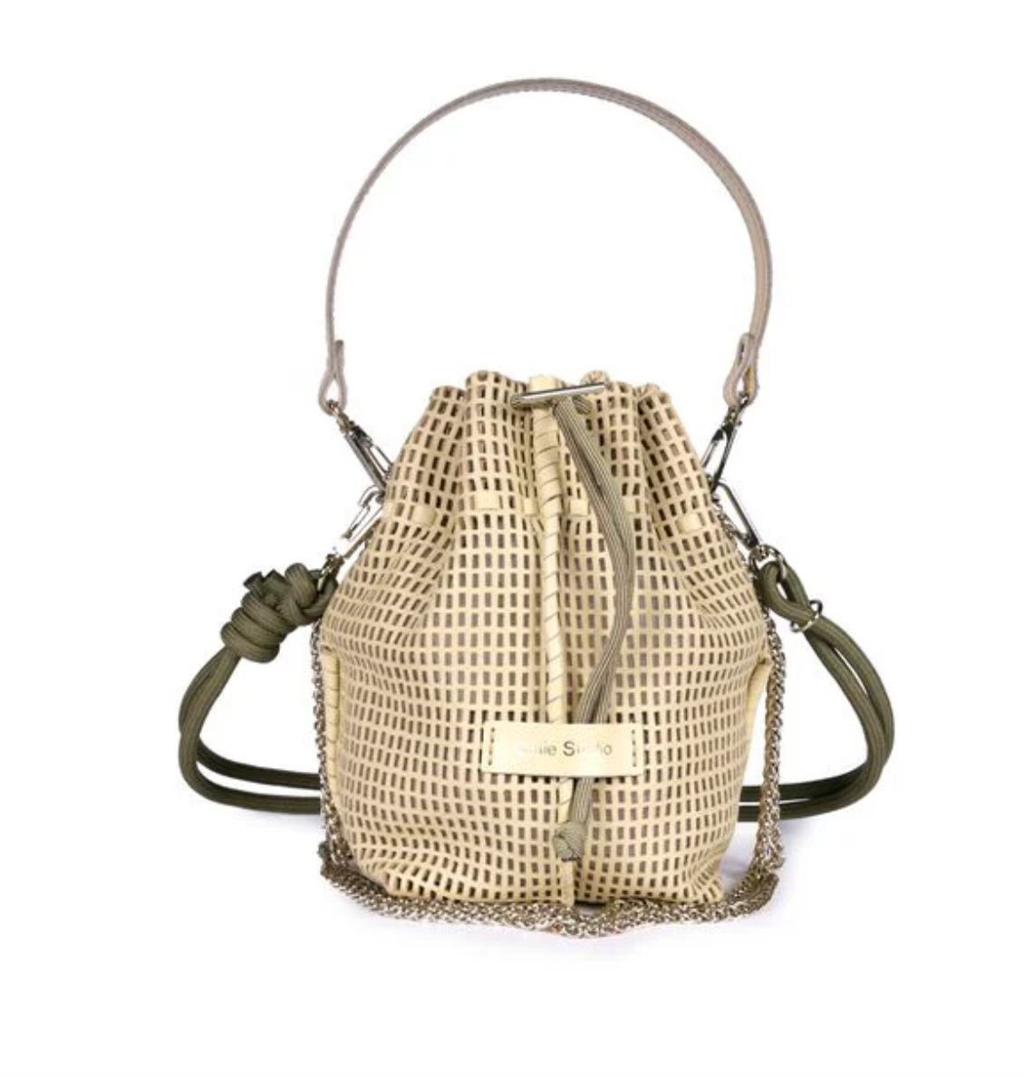 Craie Studio Bibi Bag in Khaki/Cream