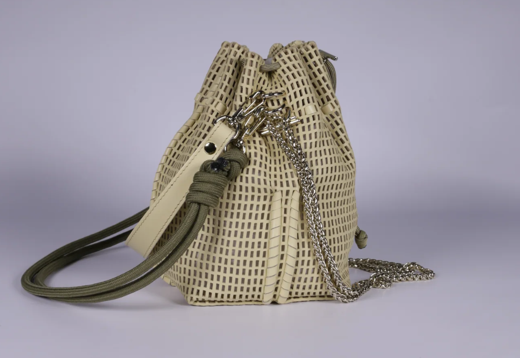 Craie Studio Bibi Bag in Khaki/Cream