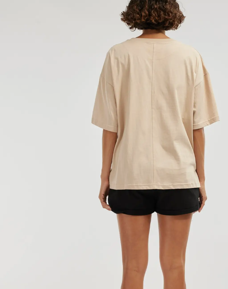 Amelius Leah Boyfriend Tee- Hummus