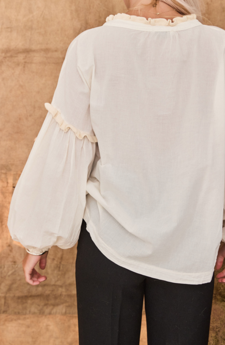 Mamapapa Pierre Blouse - off white