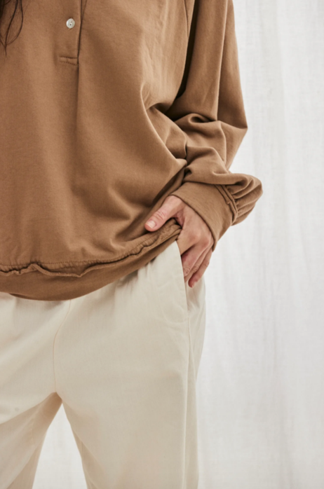 Mamapapa Randy Sweatshirt - camel