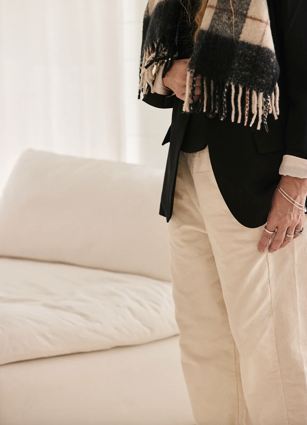 Mamapapa Snoop corduroy pant - off-white