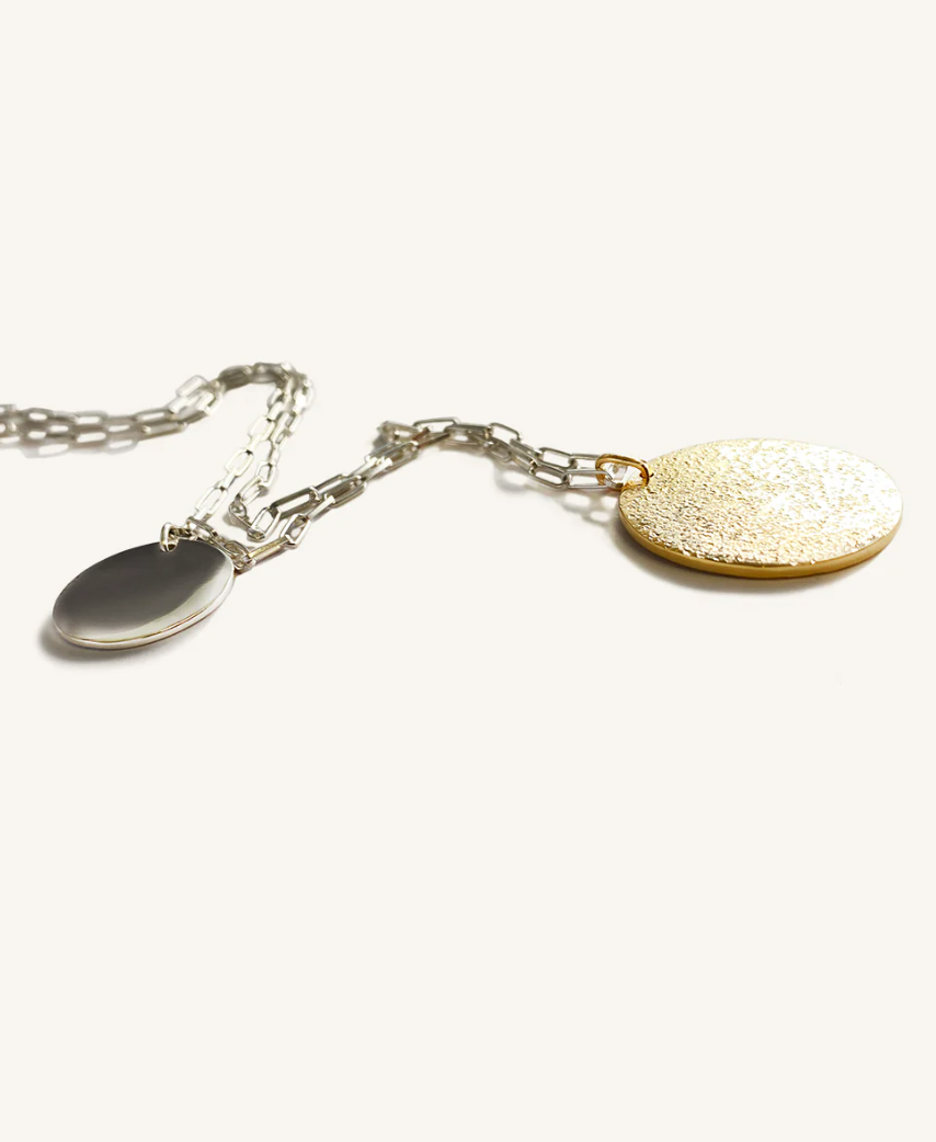 Pigna Double Coin Necklace