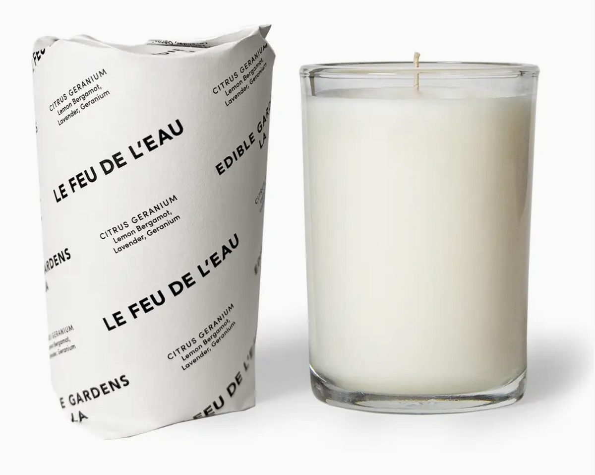 Le Feu De L'Eau Citrus Geranium candle
