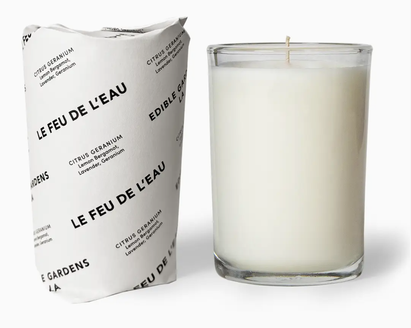 Le Feu De L'Eau Citrus Geranium candle
