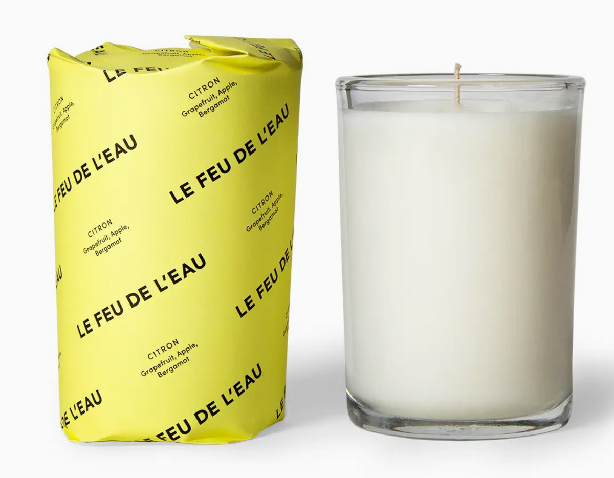 Le Feu De L'Eau Citron Candle