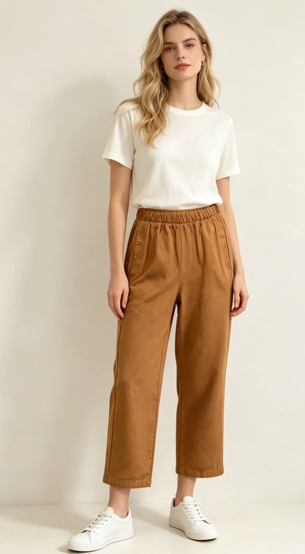 Made in Italy Avery pant - Brown