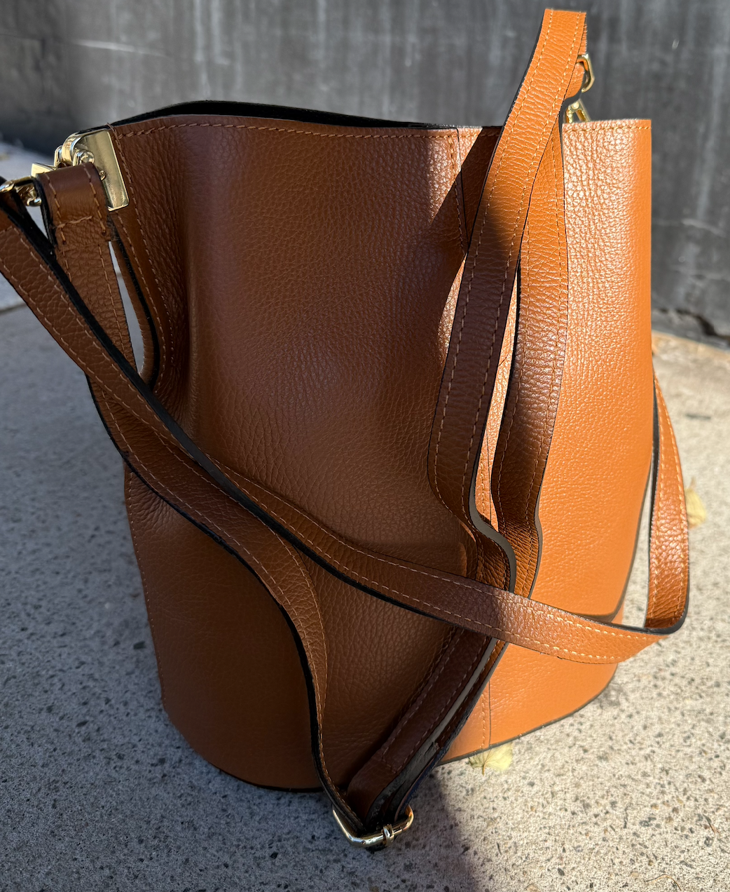 The Bucket Bag - Camel