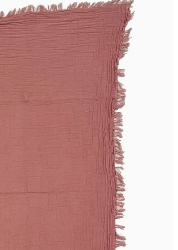 Schal &amp; Rauch Emma 100% Cotton Scarf- Dusty Rose
