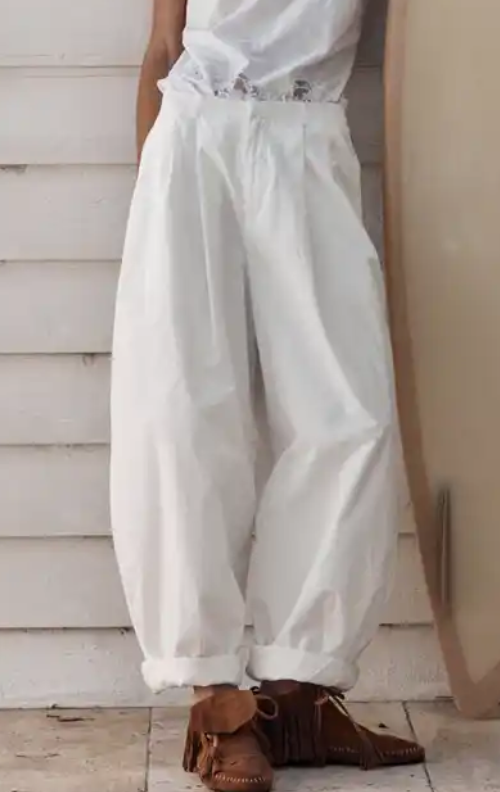 Mamapapa Chia Pant - White