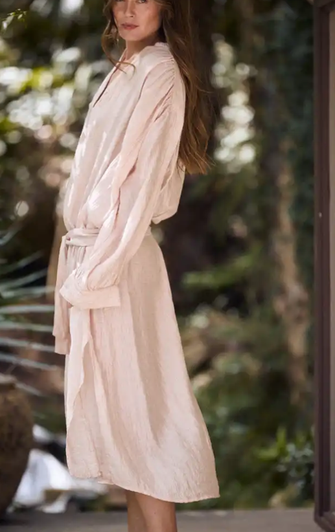 Mamapapa Seahorse dress- Powder Pink