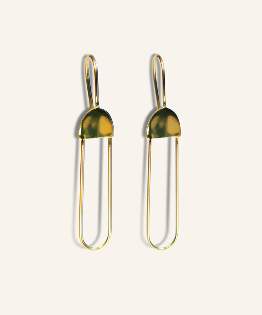 Pigna Gold Antenna earring