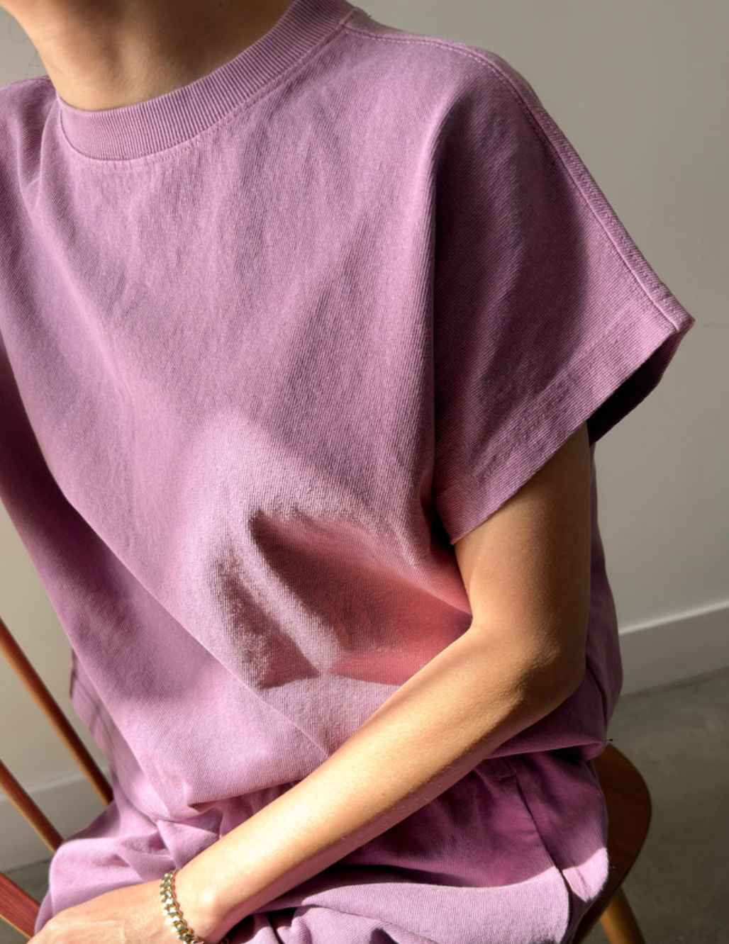 Le Bon Shoppe Jeanne Tee - Dusty Lilac (PRE ORDER 1ST WEEK SEPT ARRIVAL)