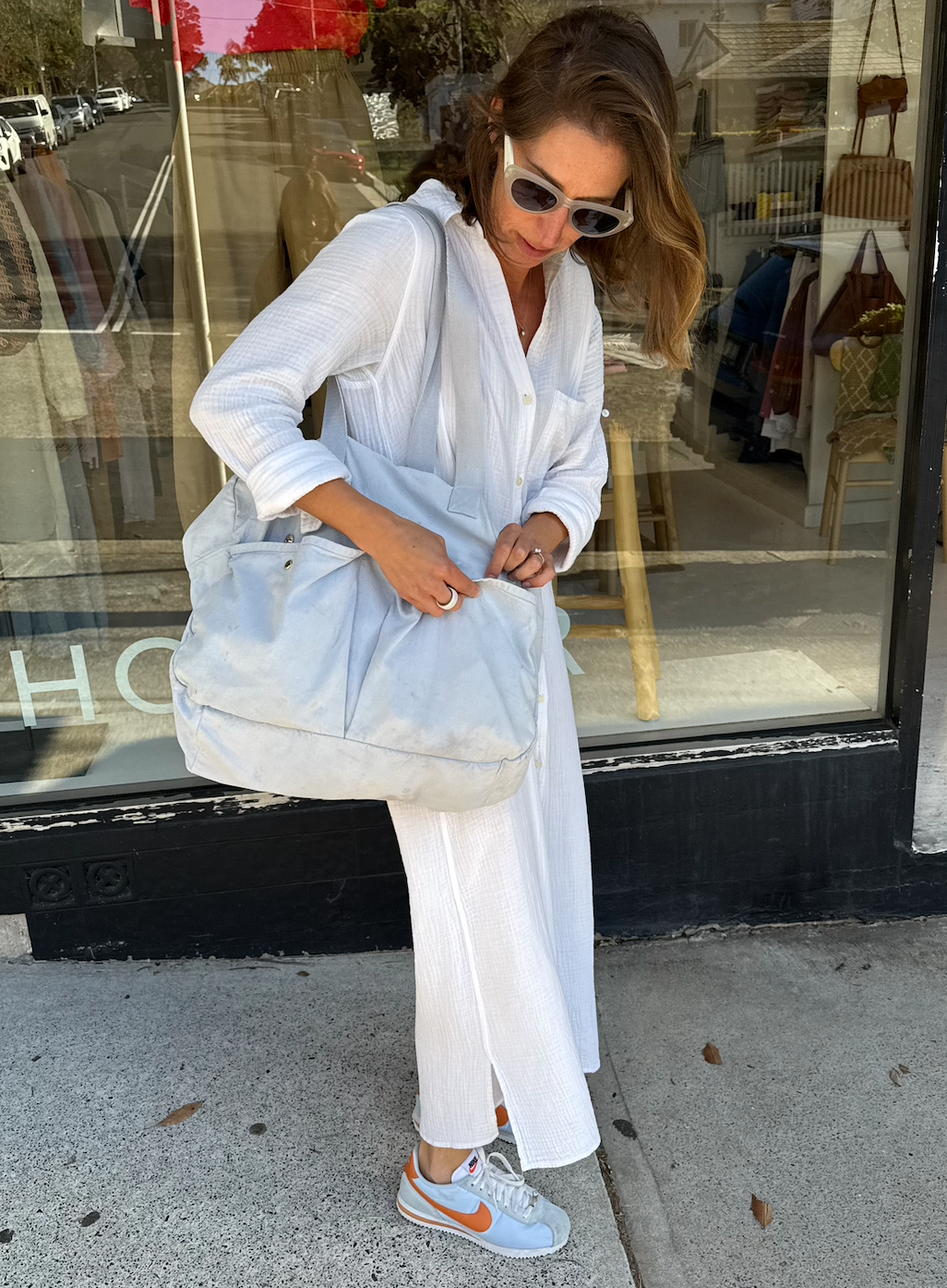 Honour Cotton Gauze Shirt Dress