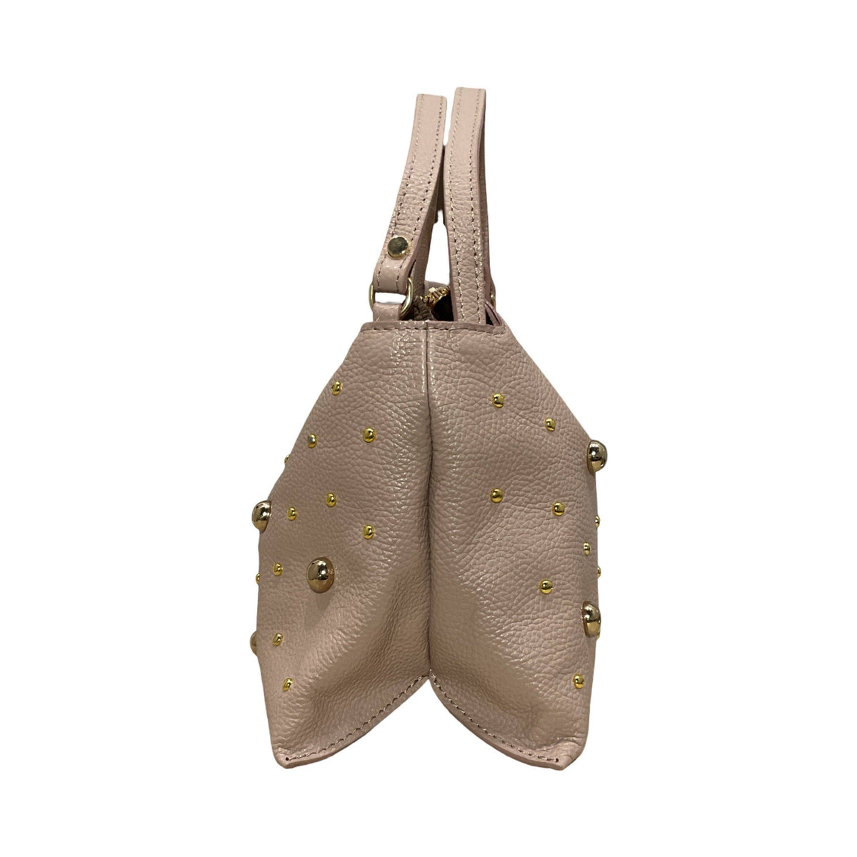 Louisa Lee Studded Grained Leather Bag