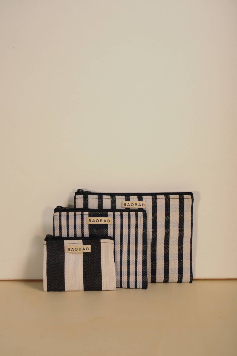 BAOBAB Trio of nylon pouches