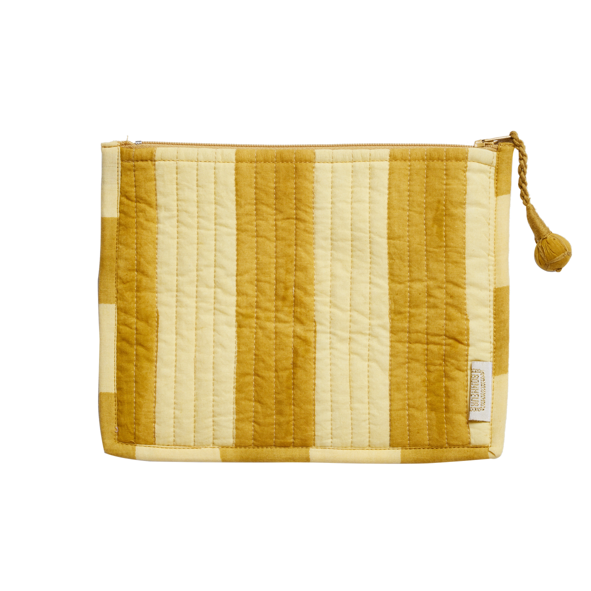 Bonheur du Jour Small pouch - Kiwi Stripes