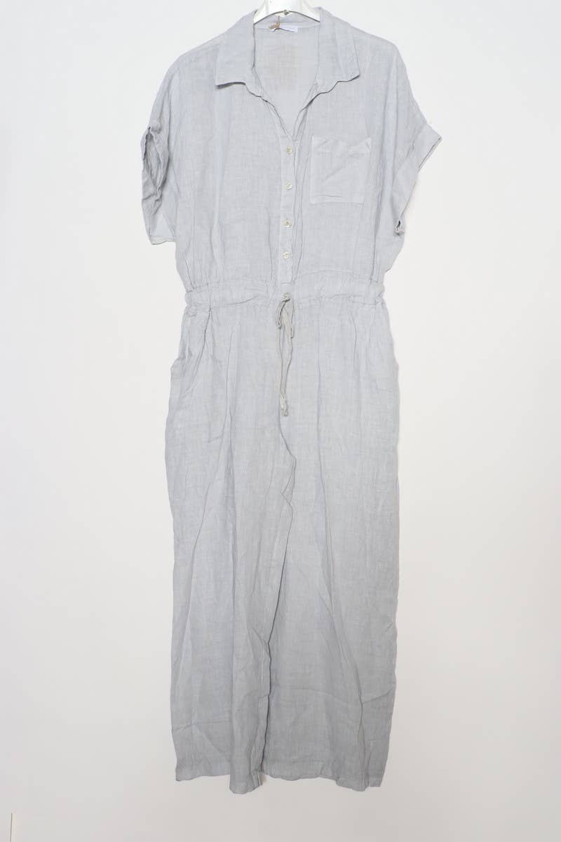 Made in Italy 100% Linen JOE Jumpsuit