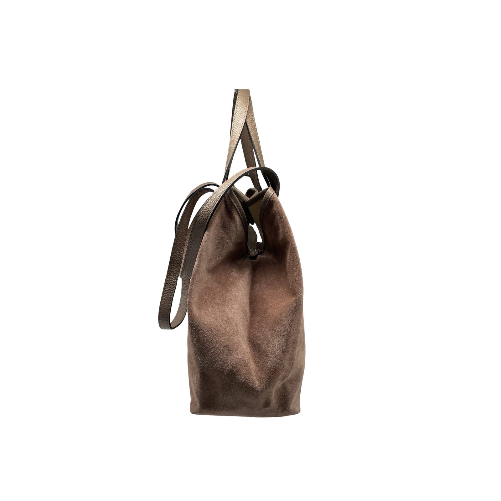 The City Suede shoulder bag - Camel