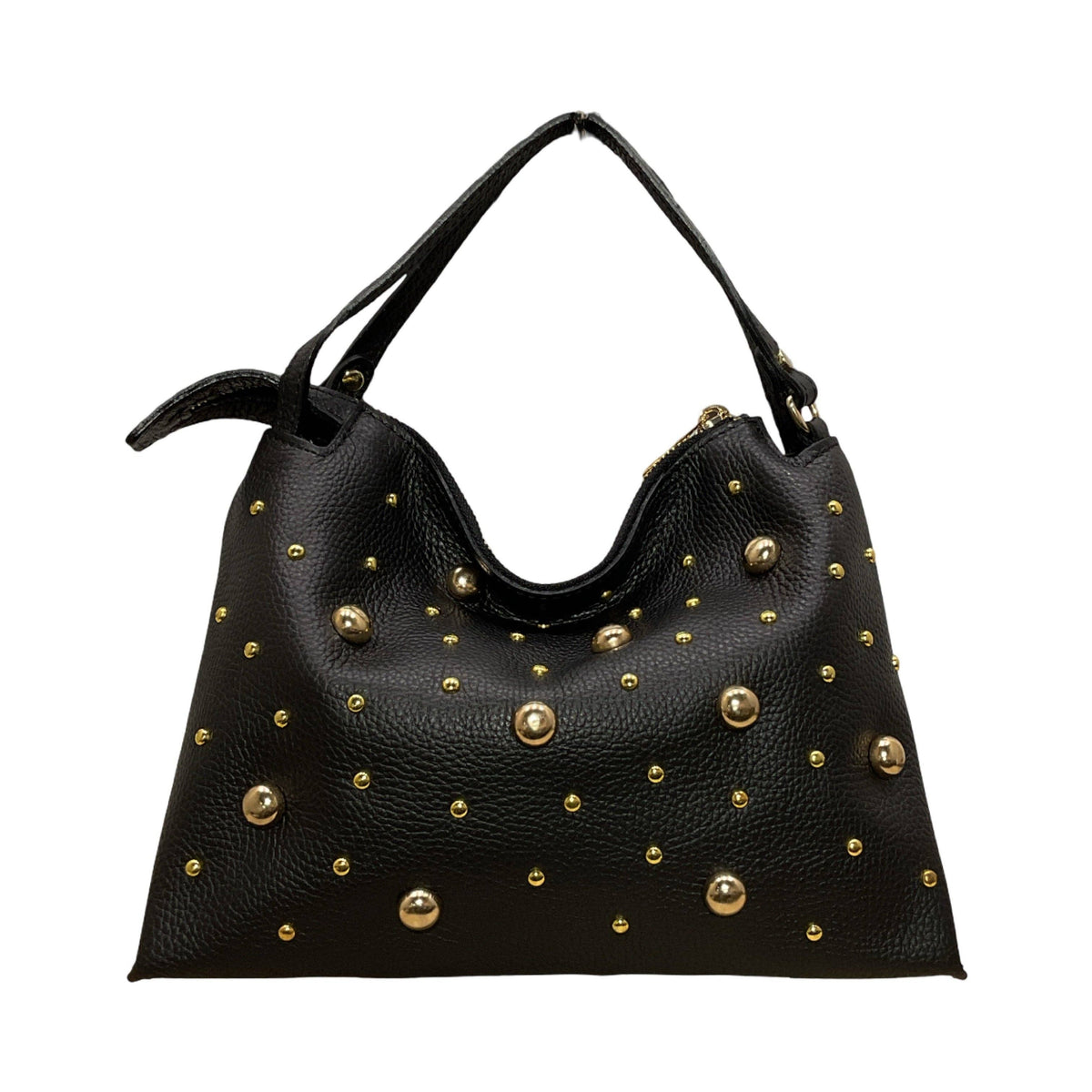 Louisa Lee Studded Grained Leather Bag