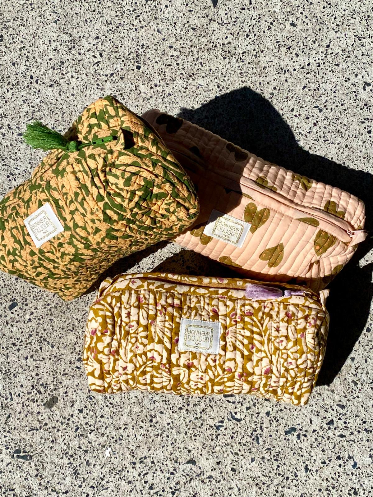 Bonheur du Jour Paris Quilted Pouches