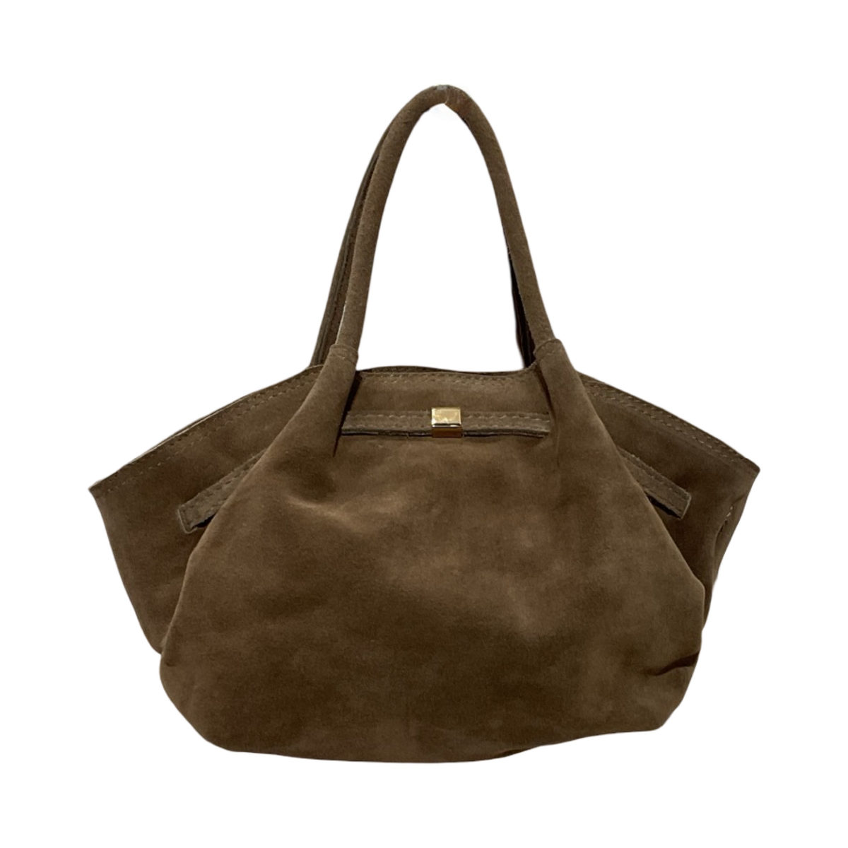 Louisa Lee MINI WEIM SUEDE LEATHER BAG - Mole