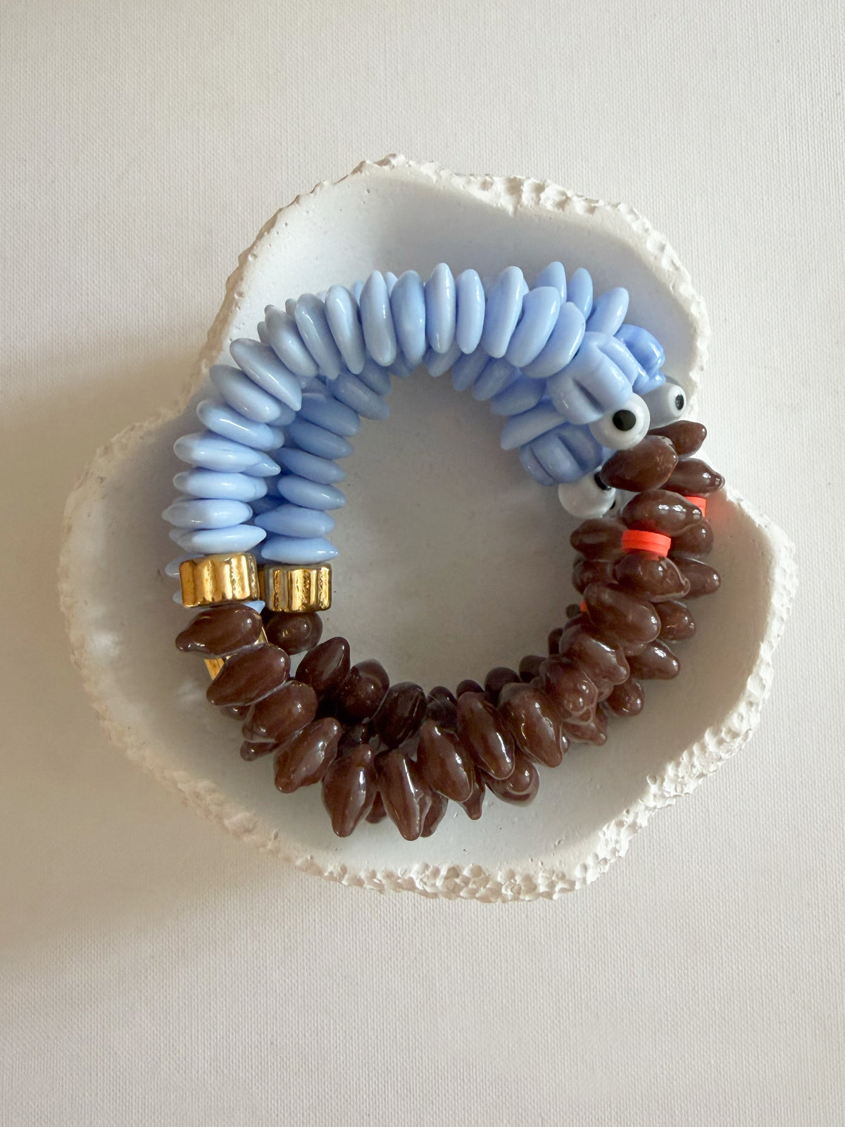 Hencla x Honour Apparel bracelet no.1 (Sky Blue x Choc)