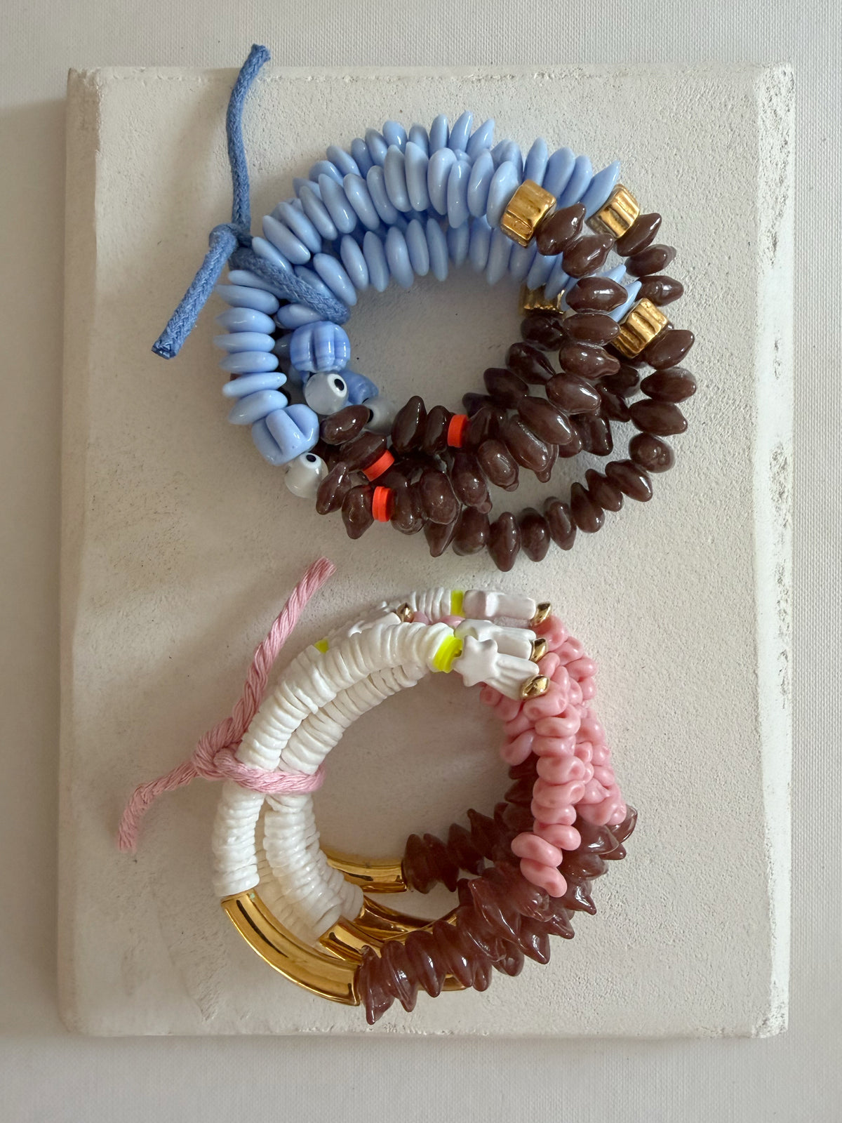 Hencla x Honour Apparel bracelet no.1 (Sky Blue x Choc)