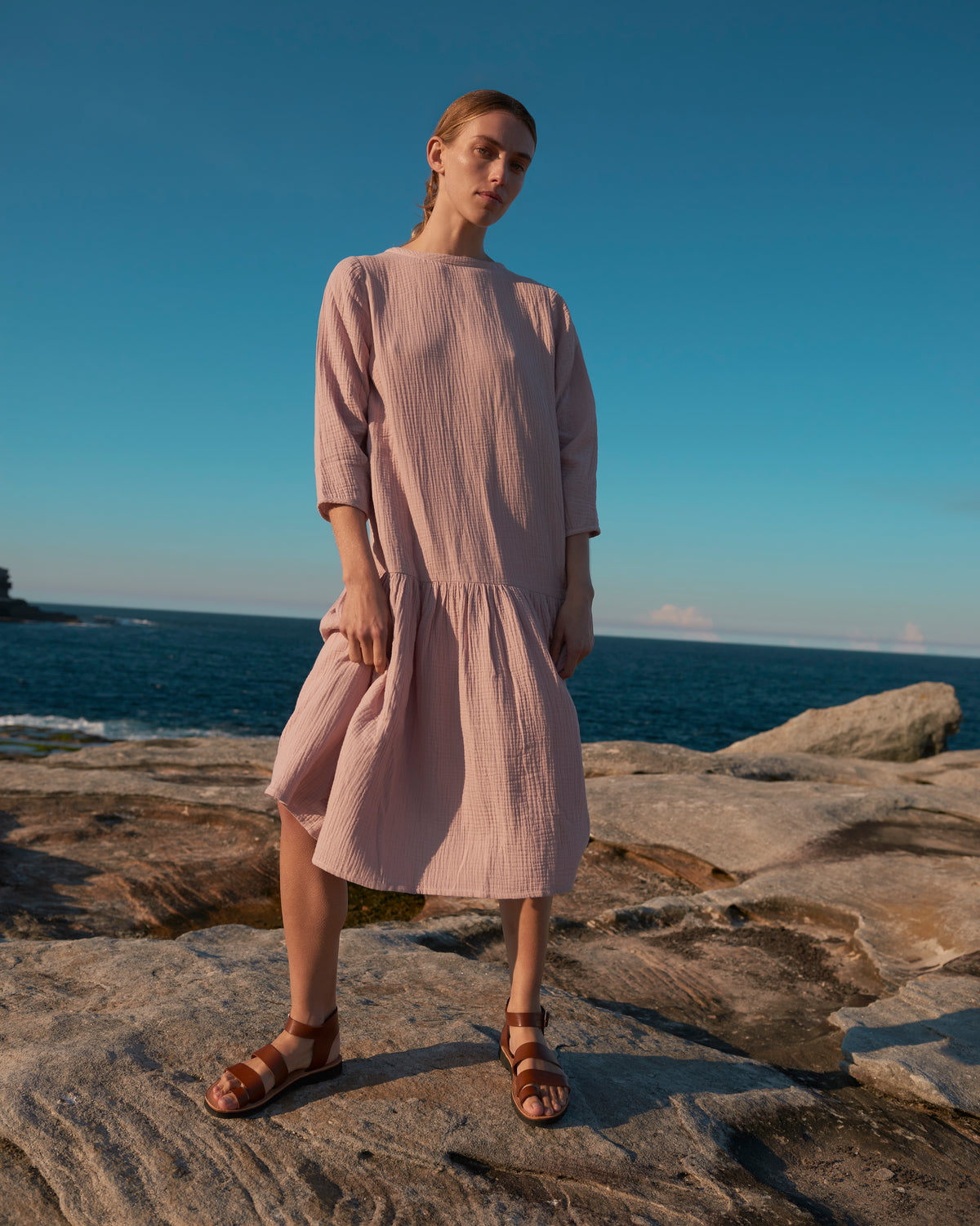 Play Smart LS Midi Dress