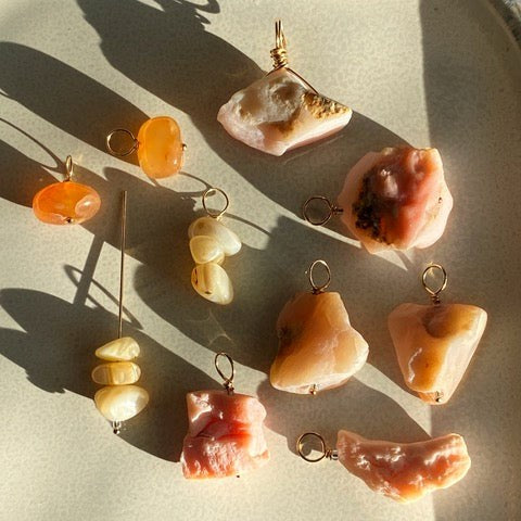 ATHENA +  CO Stone and Thread Necklace