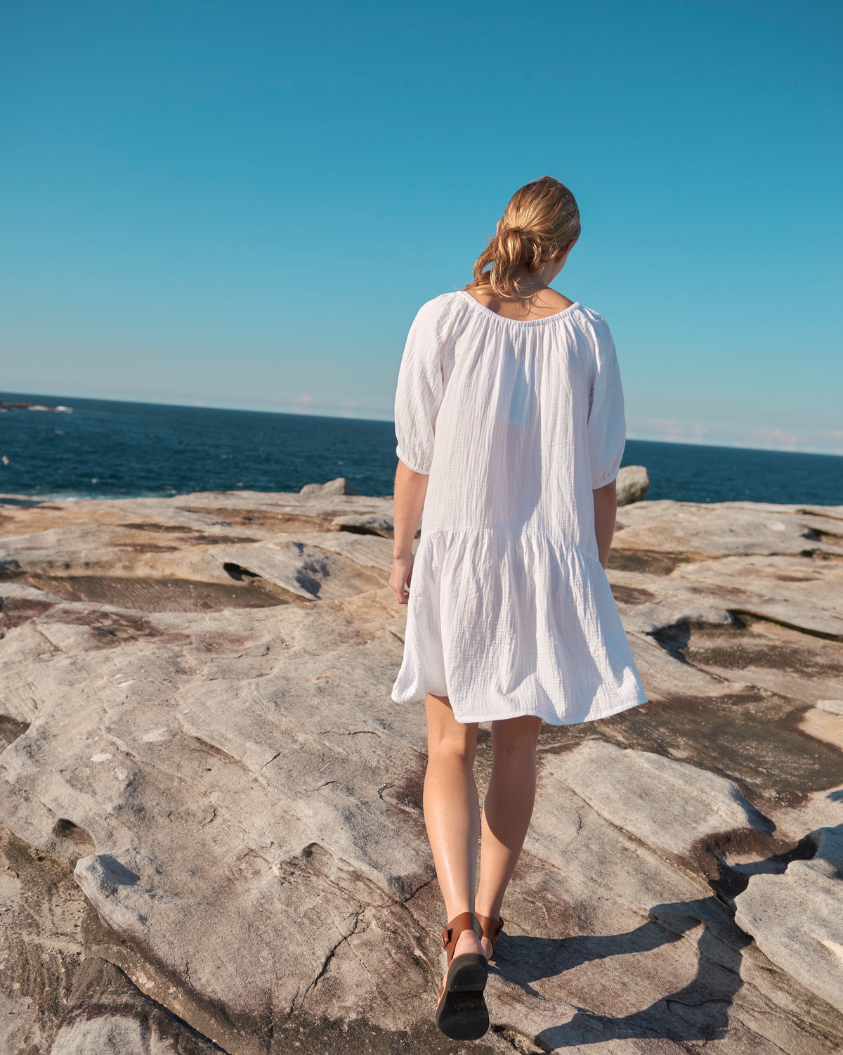 Paper Bag Mini Dress