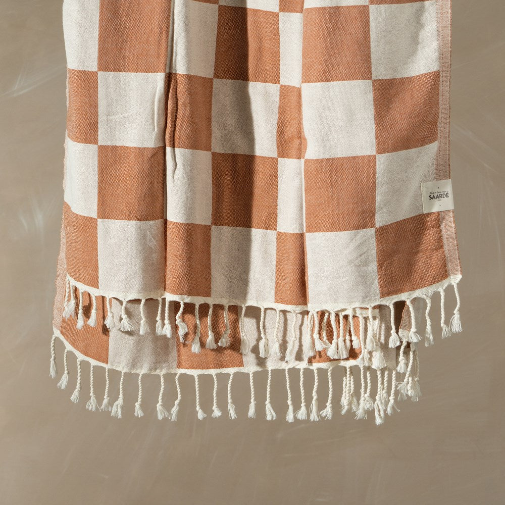 Saardé Checkered Beach Towel