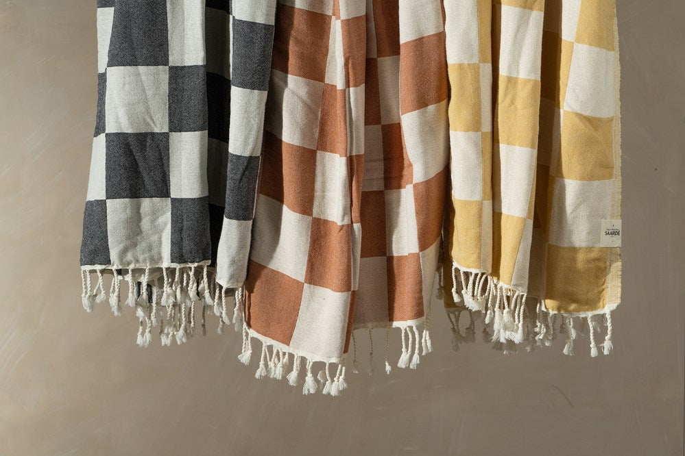 Saardé Checkered Beach Towel