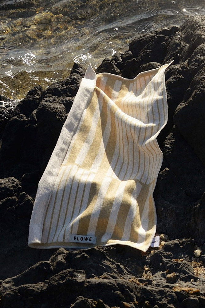 Flowe Striped Performance Hand Towel