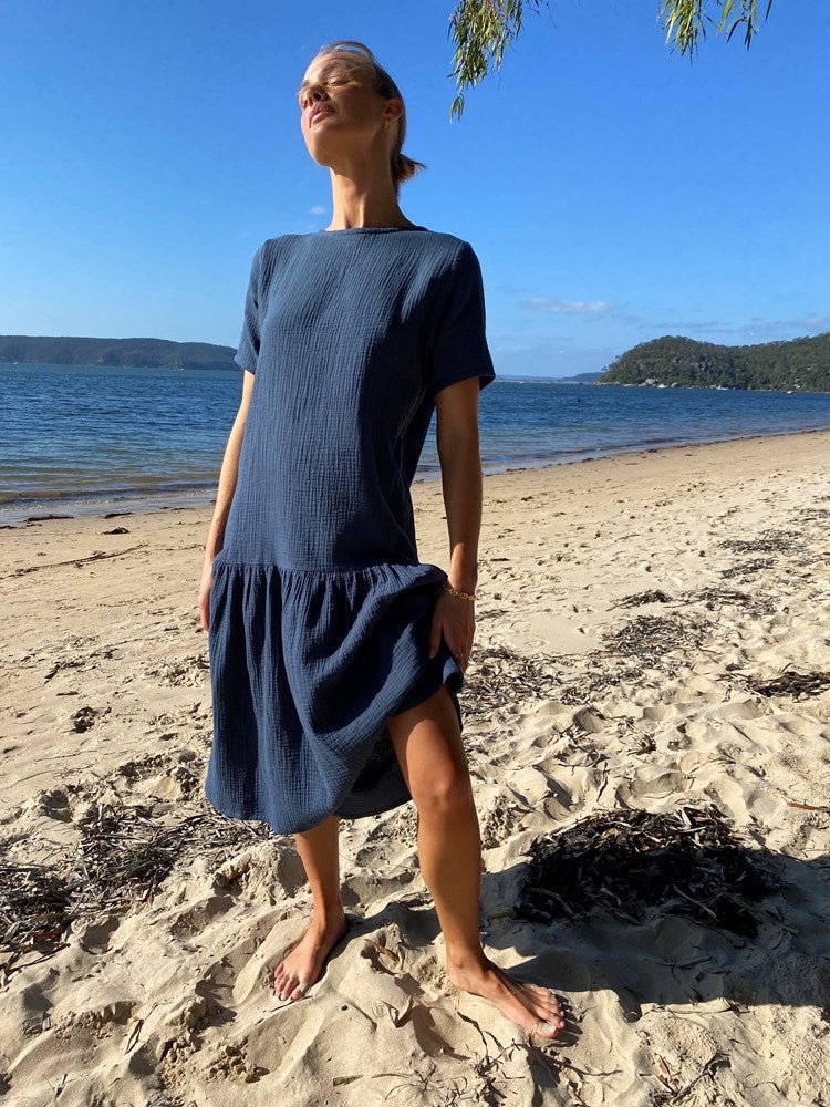 Play Smart Dress Short Sleeve Midi