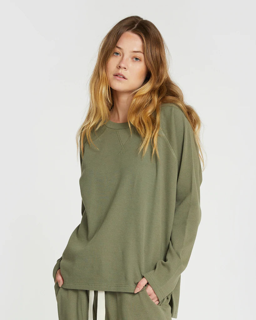 Cloth &amp; Co Waffle Sweat